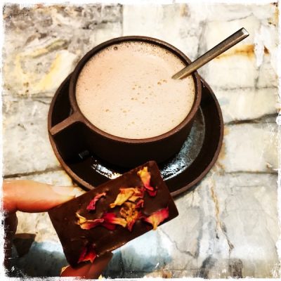 Chocolat chaud vegan Mesa au Hoy Hôtel