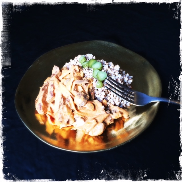 Recette de seitan stroganoff vegan citizenV.